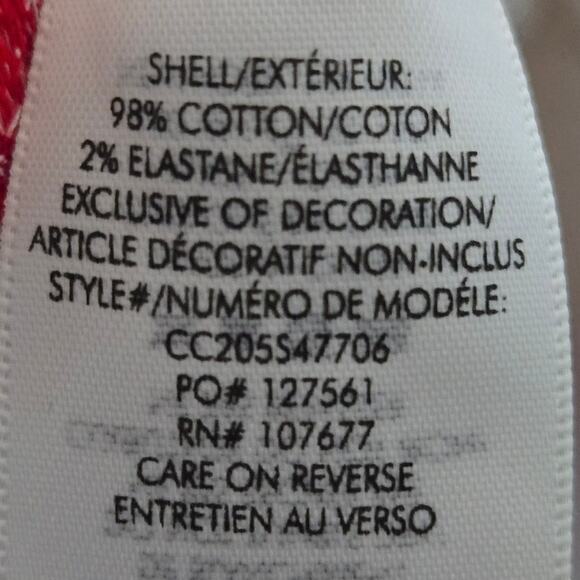 Alice + Olivia Ciara Cropped Strawberry Print Embroidered Sweater Size Large - Picture 7 of 8